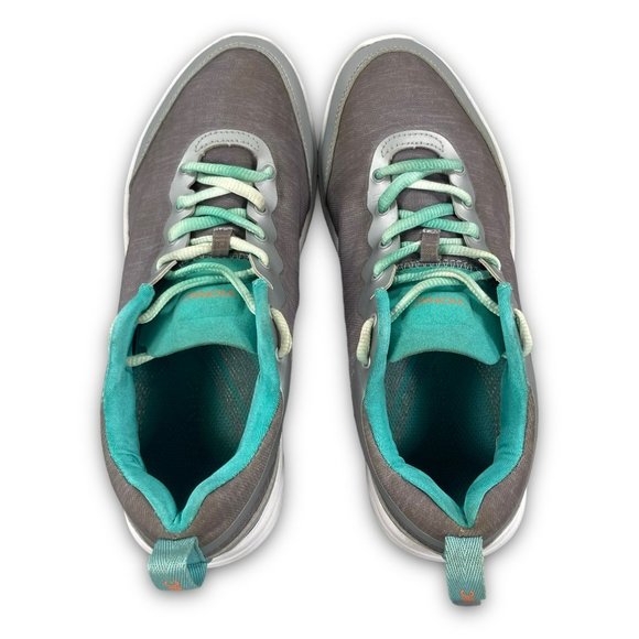 Vionic Agile Fyn Athletic Sneakers Low Top Lace Up Orthaheel Light Gray Women 8 - Picture 7 of 10